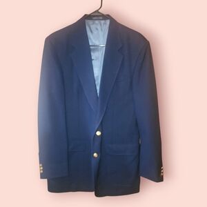 *Stafford Blue Sport Coat Classic Design